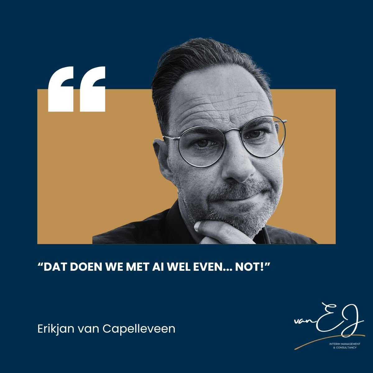 Dat doen we met AI wel even... Not!