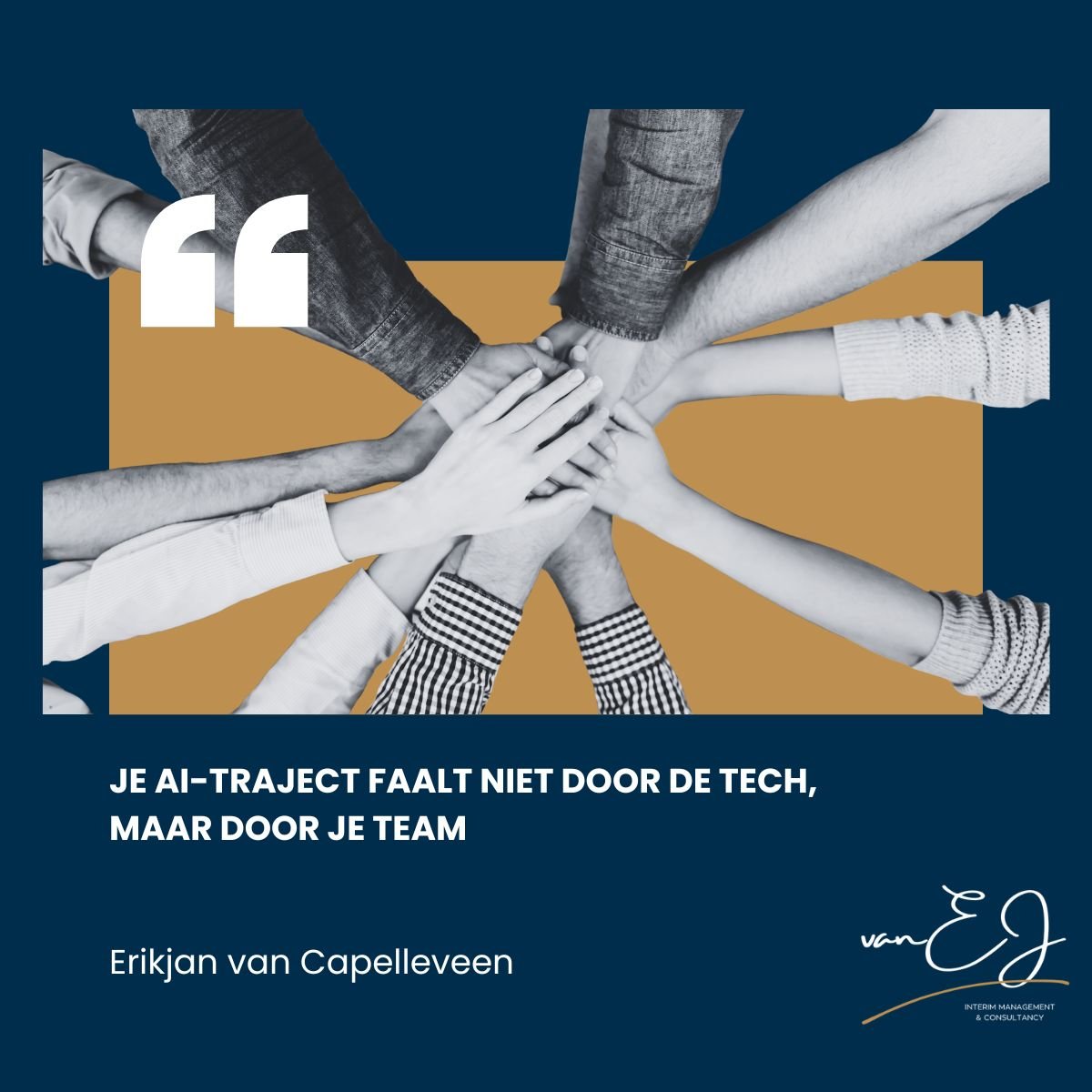 AI-traject falen – team samenwerken rond AI-oplossing